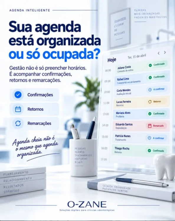 Peça O-ZANE: sua agenda está organizada ou só ocupada?